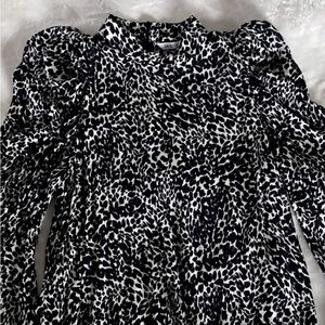 Zara Animal Print Blouse